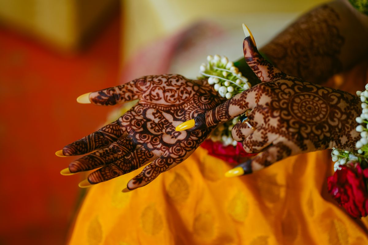 Mehndi night makeup look by Glam By Aleena